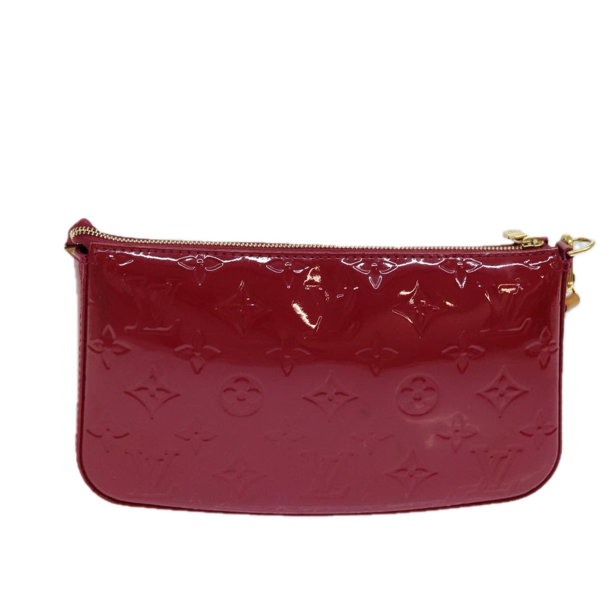 LOUIS VUITTON Vernis Pochette Accessoires Pouch Pomme D'amour M91577 Auth 82494 - 0