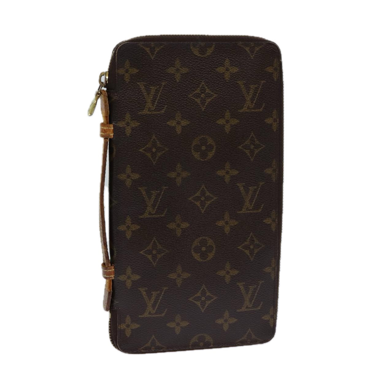 LOUIS VUITTON Monogram Organizer De Voyage Travel Case M60120 LV Auth 82495