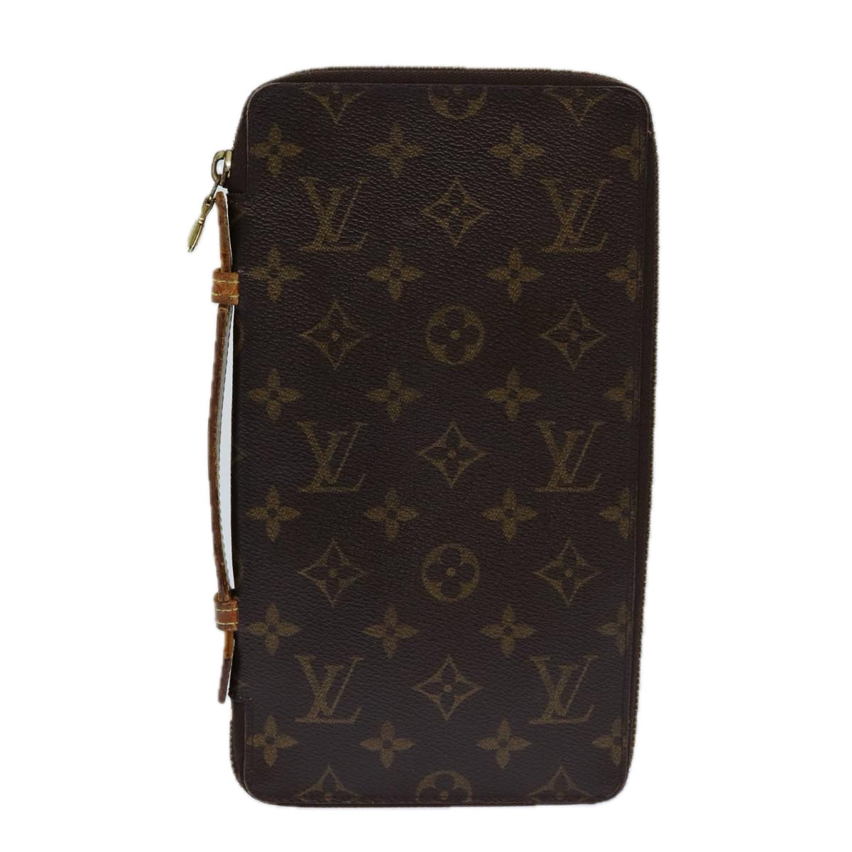 LOUIS VUITTON Monogram Organizer De Voyage Travel Case M60120 LV Auth 82495