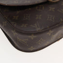LOUIS VUITTON Monogram Saint Cloud GM Shoulder Bag M51242 LV Auth 82497-16