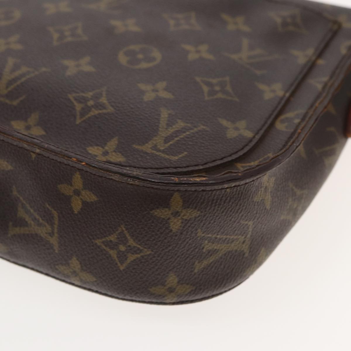 LOUIS VUITTON Monogram Saint Cloud GM Shoulder Bag M51242 LV Auth 82497