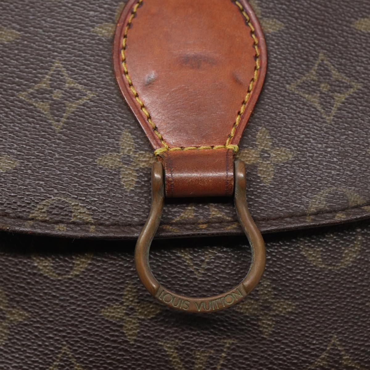 LOUIS VUITTON Monogram Saint Cloud GM Shoulder Bag M51242 LV Auth 82497