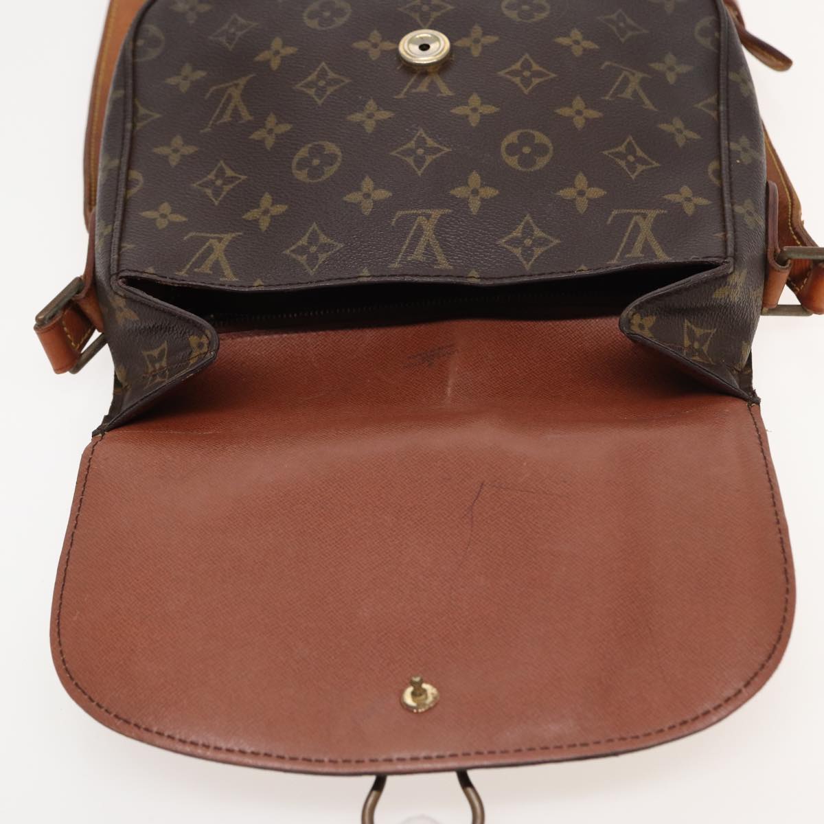 LOUIS VUITTON Monogram Saint Cloud GM Shoulder Bag M51242 LV Auth 82497