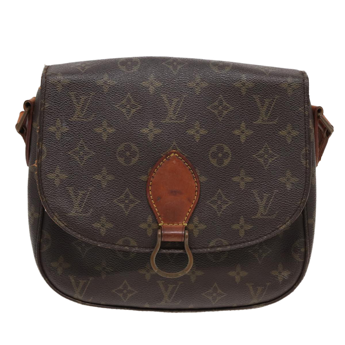 LOUIS VUITTON Monogram Saint Cloud GM Shoulder Bag M51242 LV Auth 82497