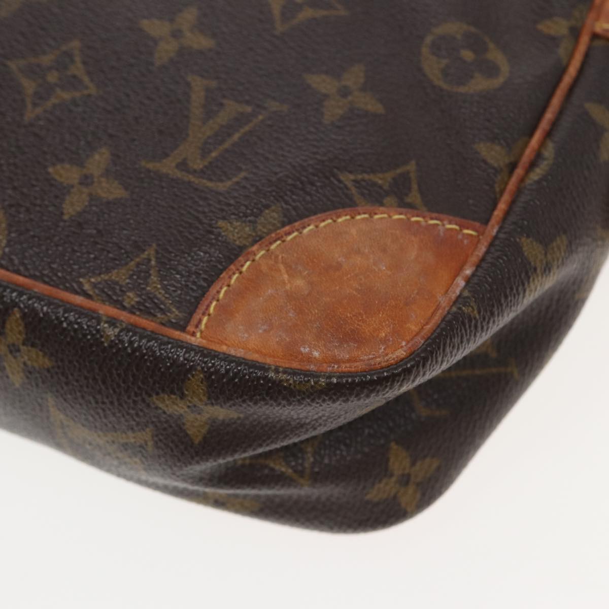 LOUIS VUITTON Monogram Compiegne 28 Clutch Bag M51845 LV Auth 82501