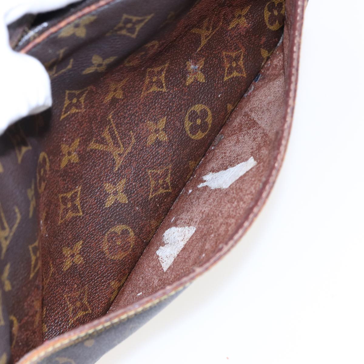 LOUIS VUITTON Monogram Compiegne 28 Clutch Bag M51845 LV Auth 82501