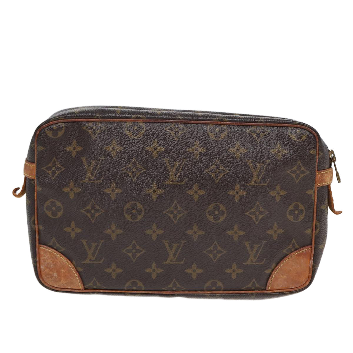 LOUIS VUITTON Monogram Compiegne 28 Clutch Bag M51845 LV Auth 82501 - 0