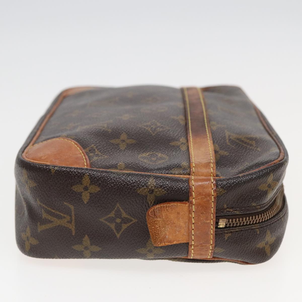 LOUIS VUITTON Monogram Compiegne 28 Clutch Bag M51845 LV Auth 82501