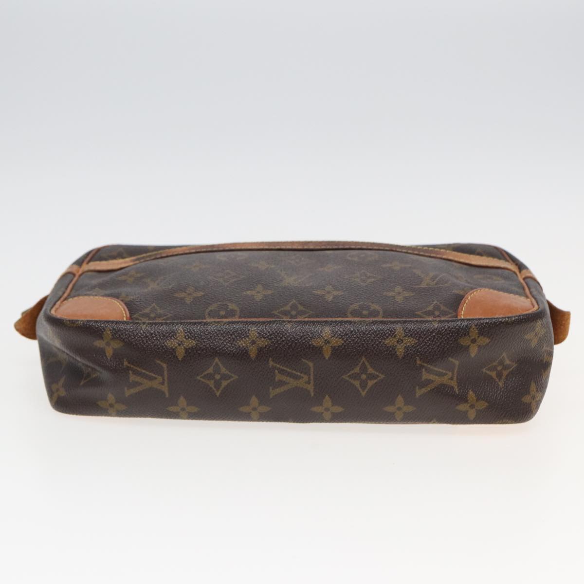 LOUIS VUITTON Monogram Compiegne 28 Clutch Bag M51845 LV Auth 82501