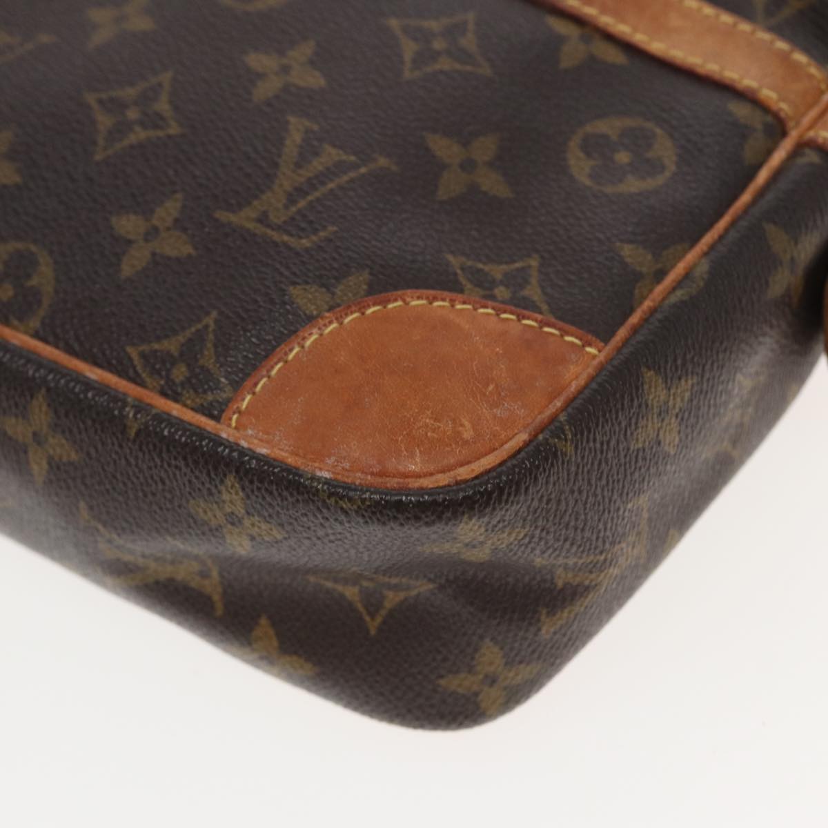 LOUIS VUITTON Monogram Compiegne 28 Clutch Bag M51845 LV Auth 82501