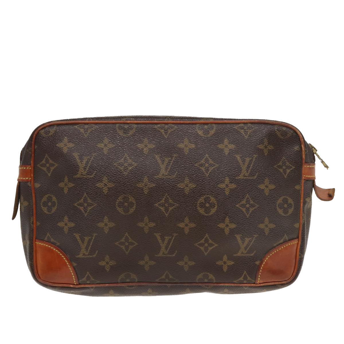 LOUIS VUITTON Monogram Compiegne 28 Clutch Bag M51845 LV Auth 82504 - 0