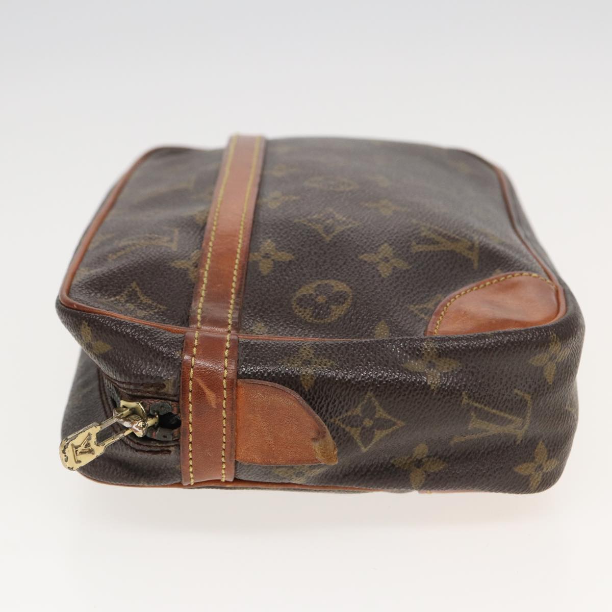 LOUIS VUITTON Monogram Compiegne 28 Clutch Bag M51845 LV Auth 82504