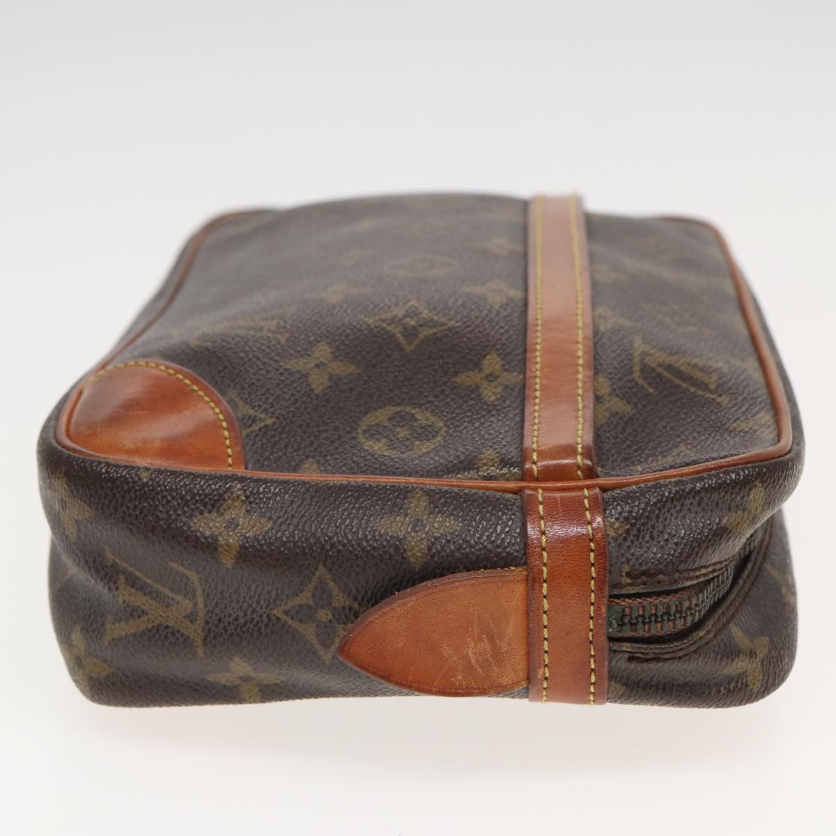 LOUIS VUITTON Monogram Compiegne 28 Clutch Bag M51845 LV Auth 82504