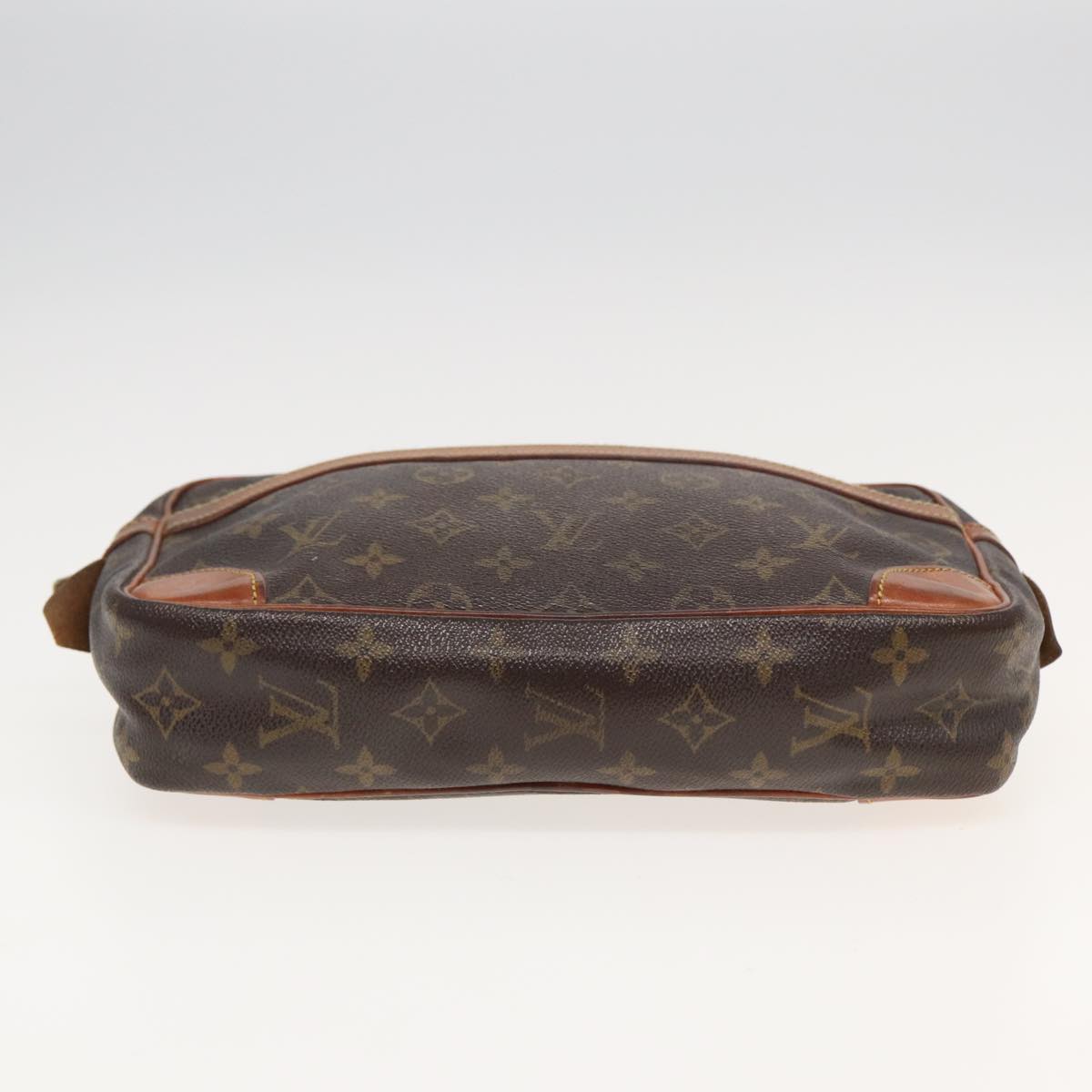 LOUIS VUITTON Monogram Compiegne 28 Clutch Bag M51845 LV Auth 82504