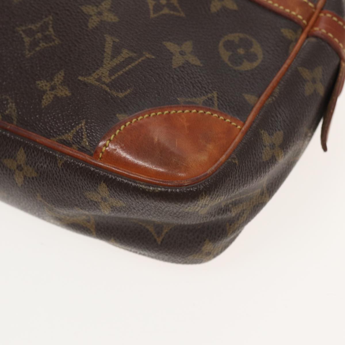 LOUIS VUITTON Monogram Compiegne 28 Clutch Bag M51845 LV Auth 82504