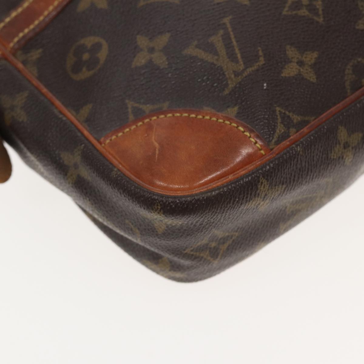 LOUIS VUITTON Monogram Compiegne 28 Clutch Bag M51845 LV Auth 82504