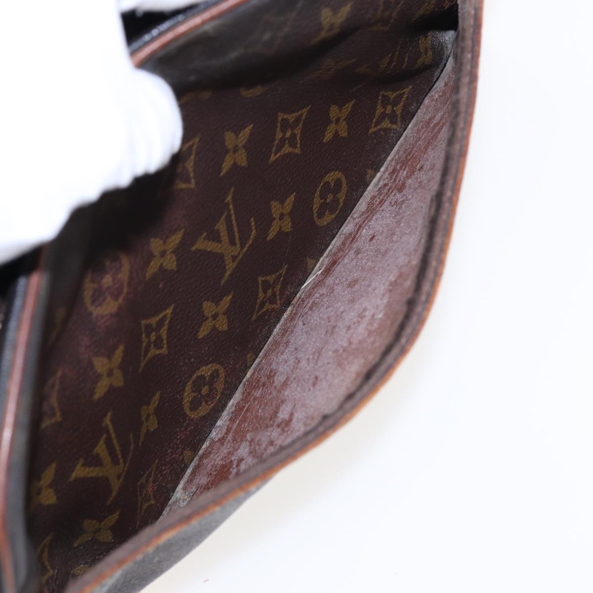 LOUIS VUITTON Monogram Compiegne 28 Clutch Bag M51845 LV Auth 82505