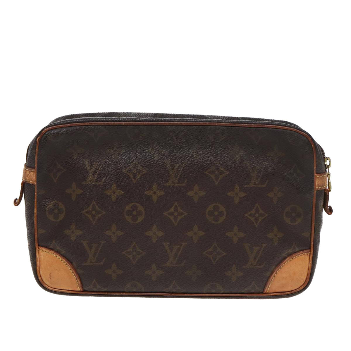 LOUIS VUITTON Monogram Compiegne 28 Clutch Bag M51845 LV Auth 82505 - 0