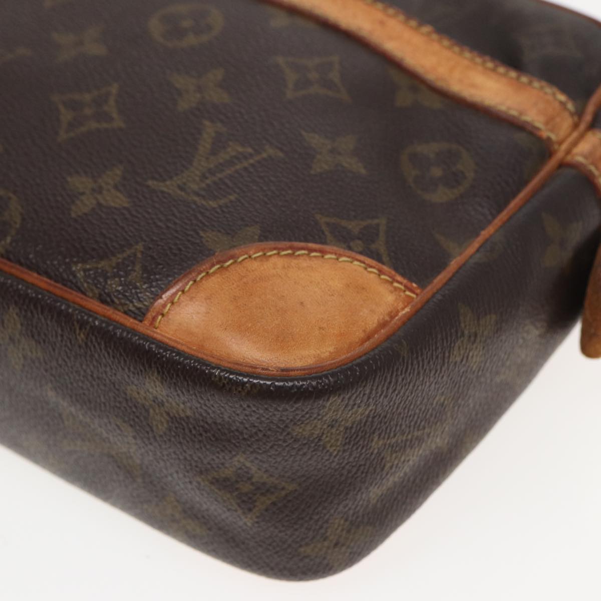 LOUIS VUITTON Monogram Compiegne 28 Clutch Bag M51845 LV Auth 82505