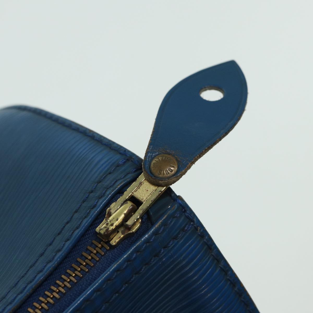 LOUIS VUITTON Epi Speedy 30 Hand Bag Toledo Blue M43005 LV Auth 82518