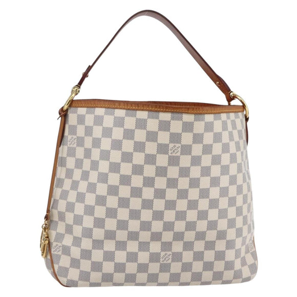 LOUIS VUITTON Damier Azur Delightful PM Shoulder Bag N41447 LV Auth 82538