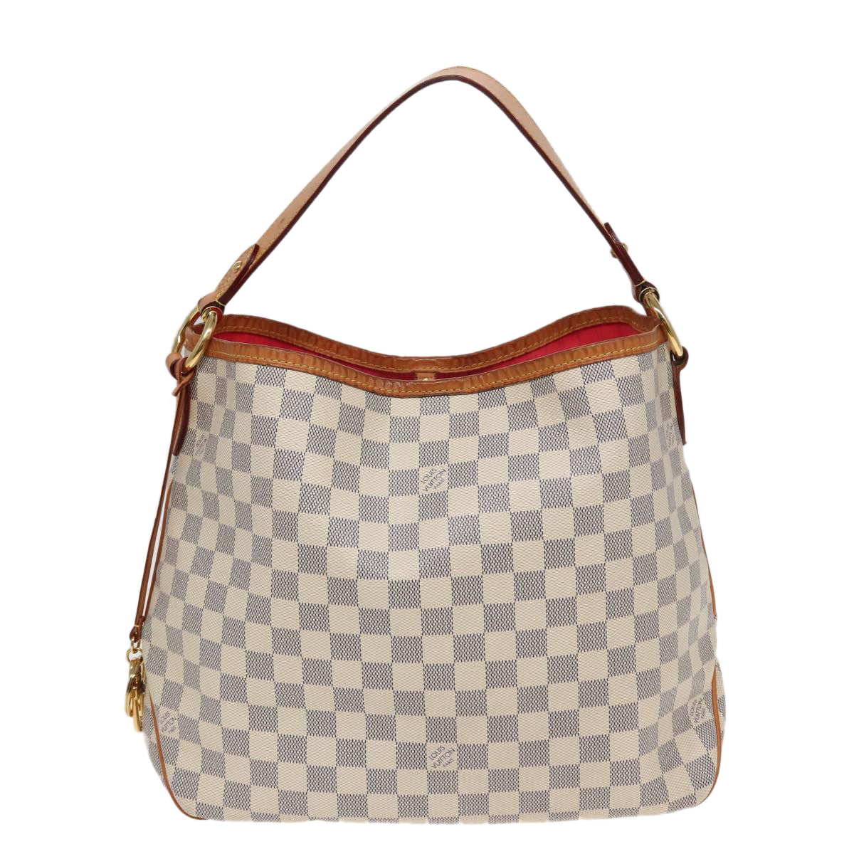 LOUIS VUITTON Damier Azur Delightful PM Shoulder Bag N41447 LV Auth 82538