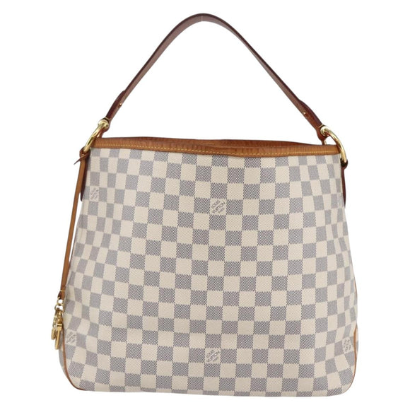 LOUIS VUITTON Damier Azur Delightful PM Shoulder Bag N41447 LV Auth 82538