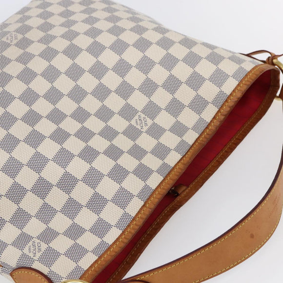 LOUIS VUITTON Damier Azur Delightful PM Shoulder Bag N41447 LV Auth 82538