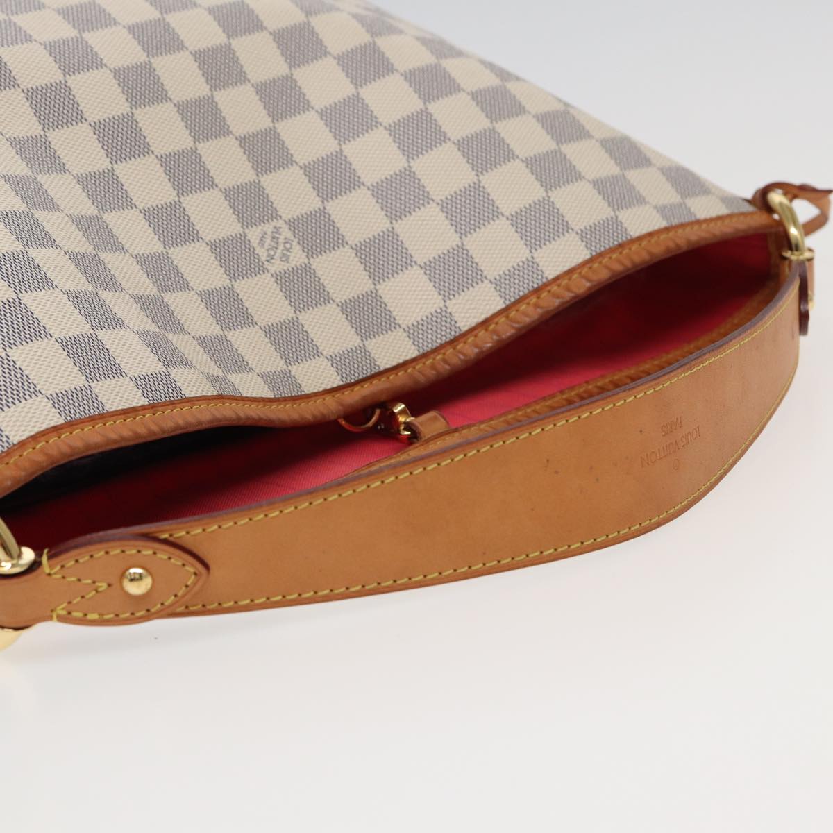 LOUIS VUITTON Damier Azur Delightful PM Shoulder Bag N41447 LV Auth 82538