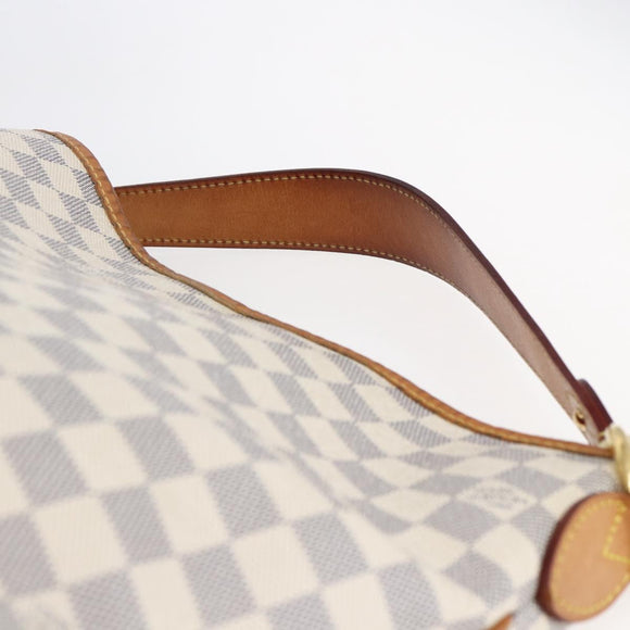LOUIS VUITTON Damier Azur Delightful PM Shoulder Bag N41447 LV Auth 82538