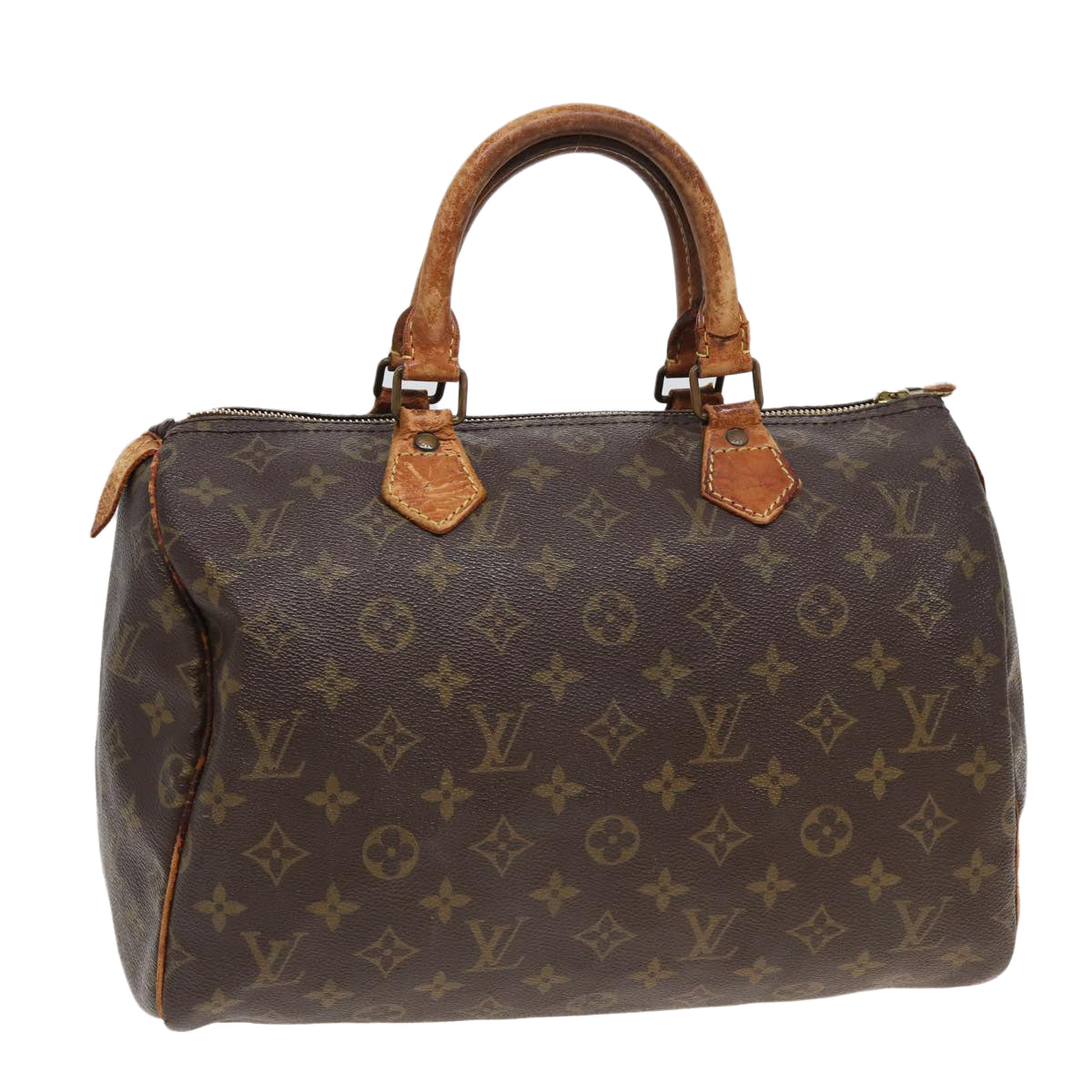 LOUIS VUITTON Monogram Speedy 30 Hand Bag M41526 LV Auth 82545