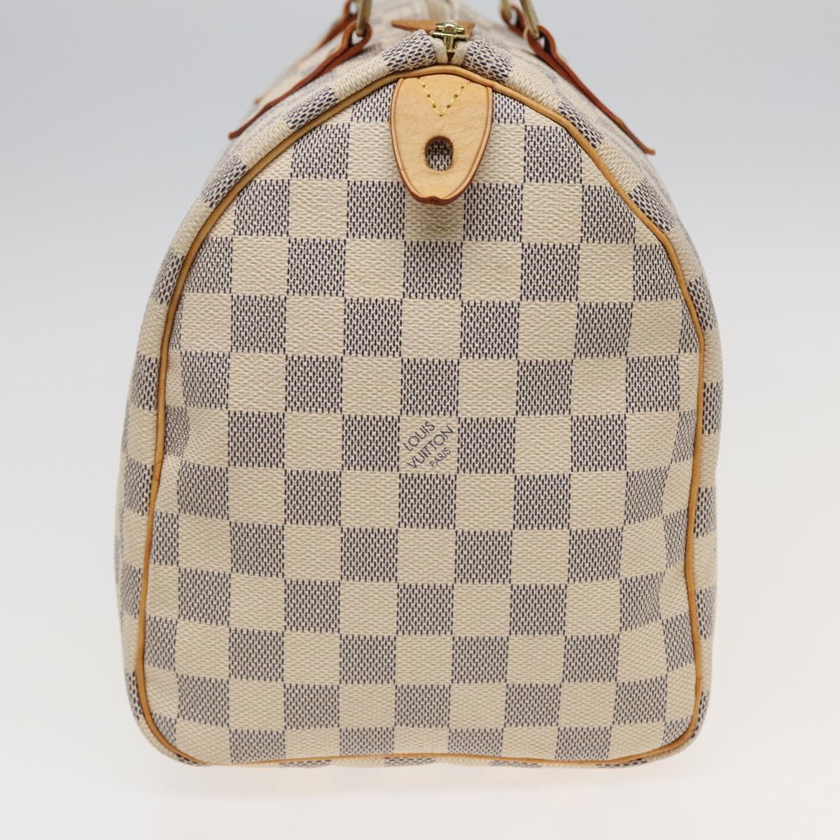 LOUIS VUITTON Damier Azur Speedy 30 Hand Bag N41533 LV Auth 82547