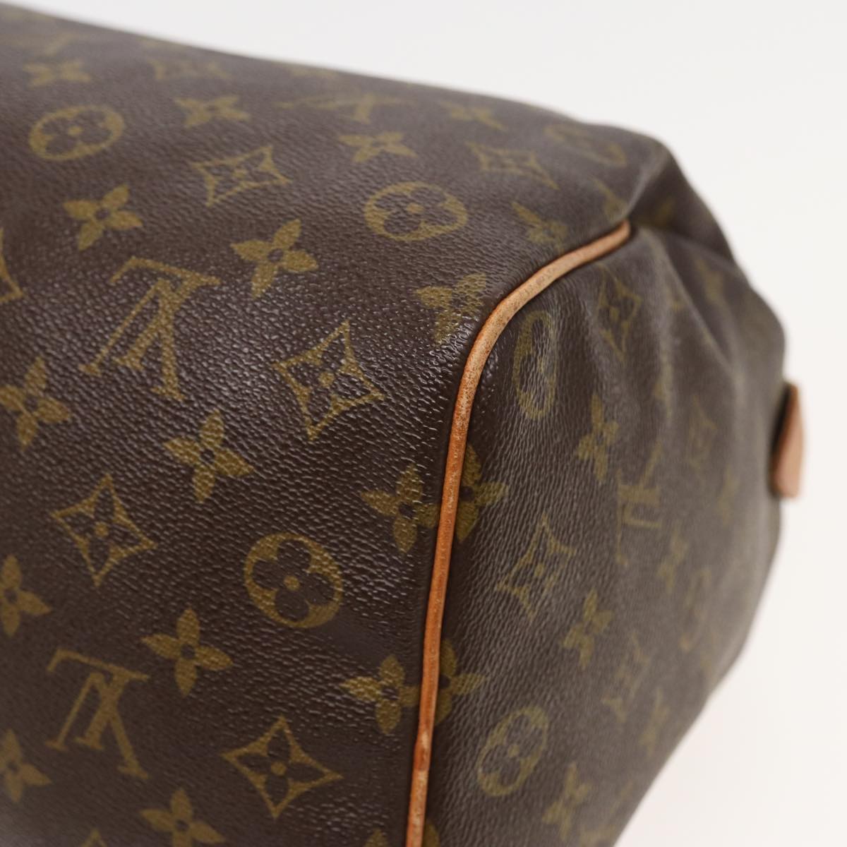 LOUIS VUITTON Monogram Speedy 35 Hand Bag M41524 LV Auth 82548