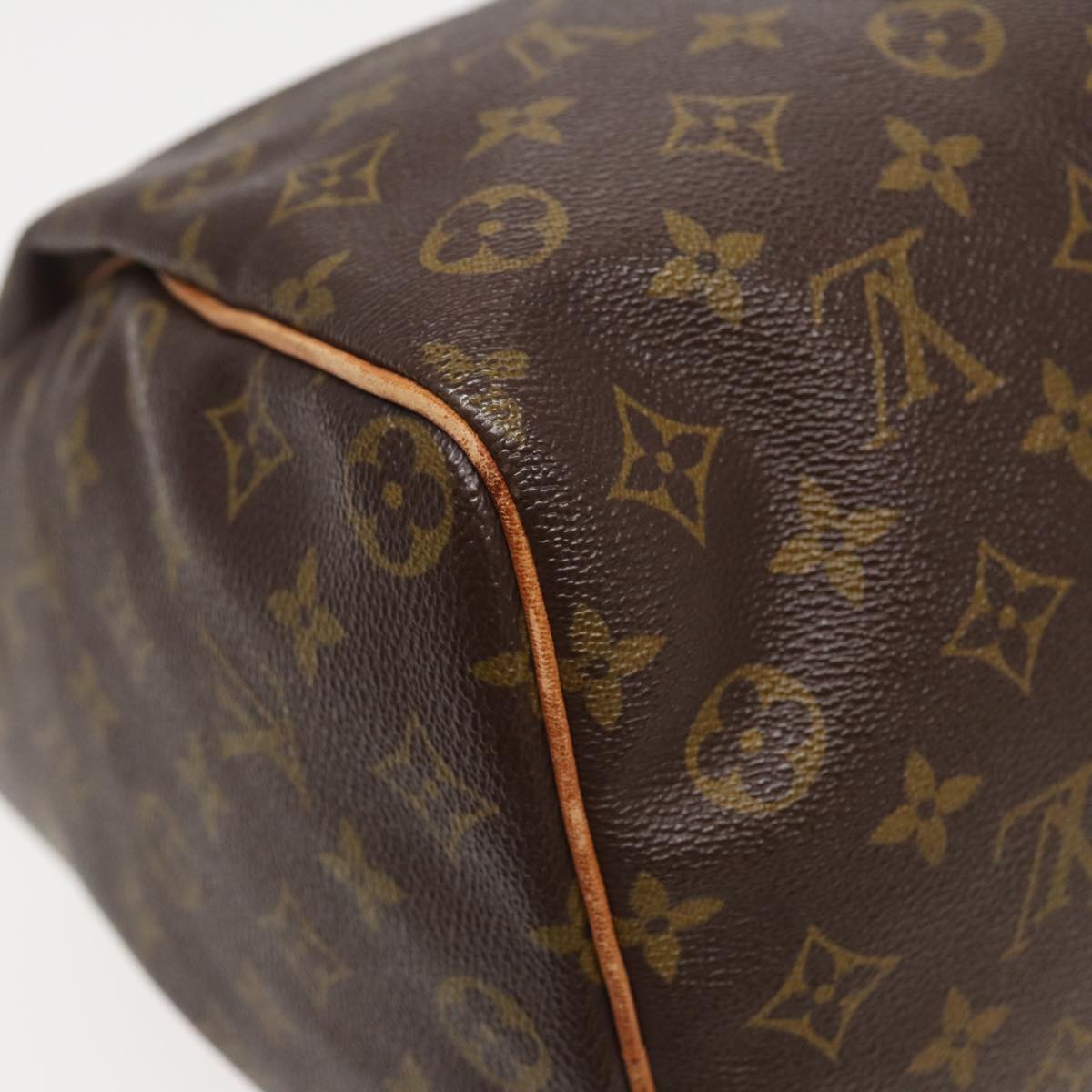 LOUIS VUITTON Monogram Speedy 35 Hand Bag M41524 LV Auth 82548