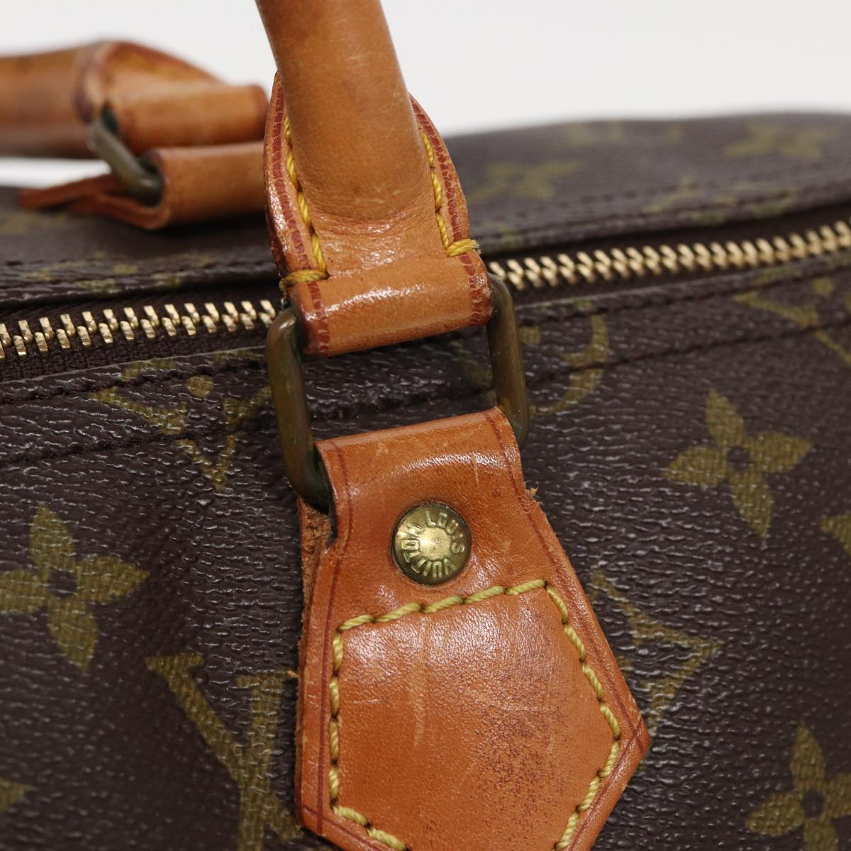 LOUIS VUITTON Monogram Speedy 35 Hand Bag M41524 LV Auth 82548