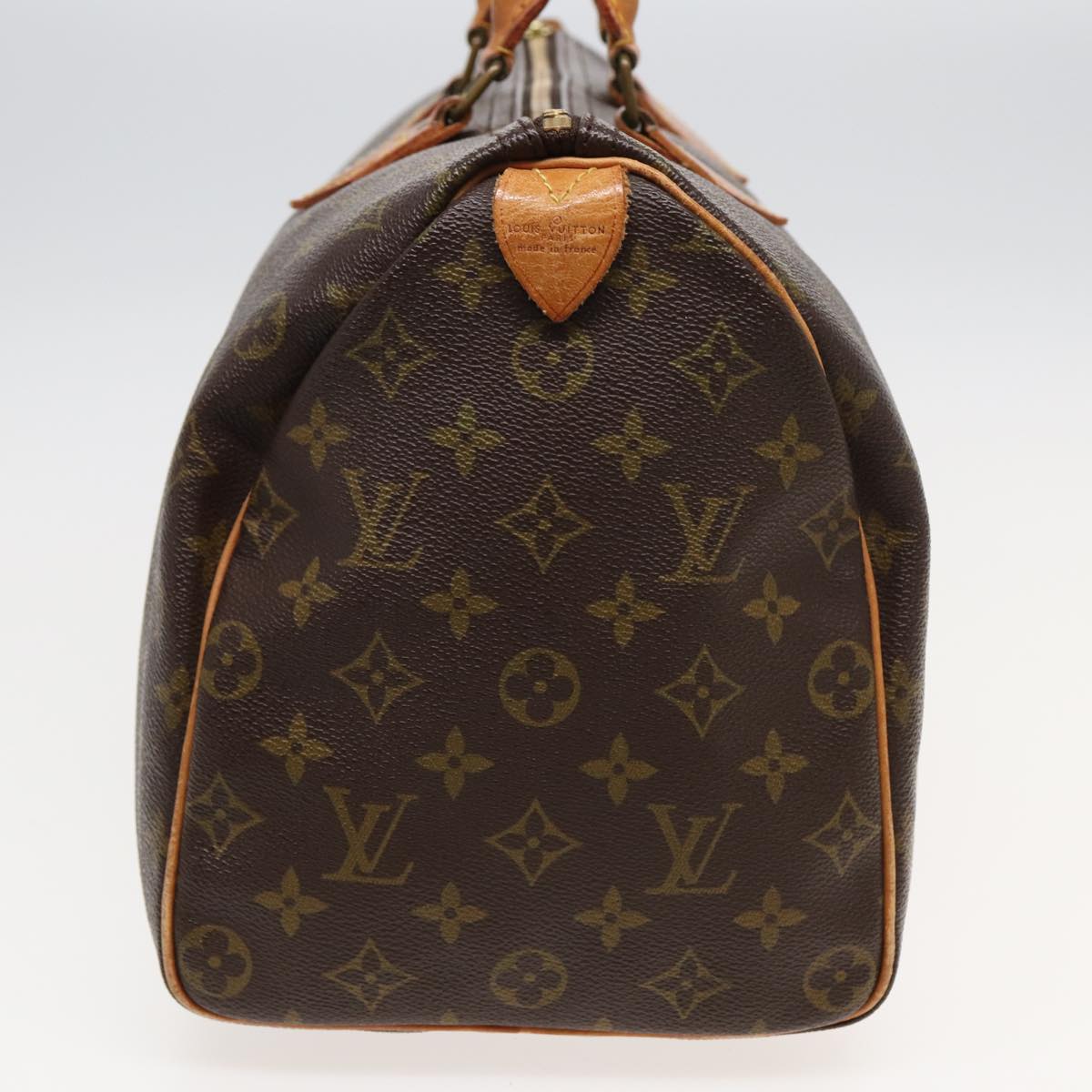 LOUIS VUITTON Monogram Speedy 35 Hand Bag M41524 LV Auth 82548