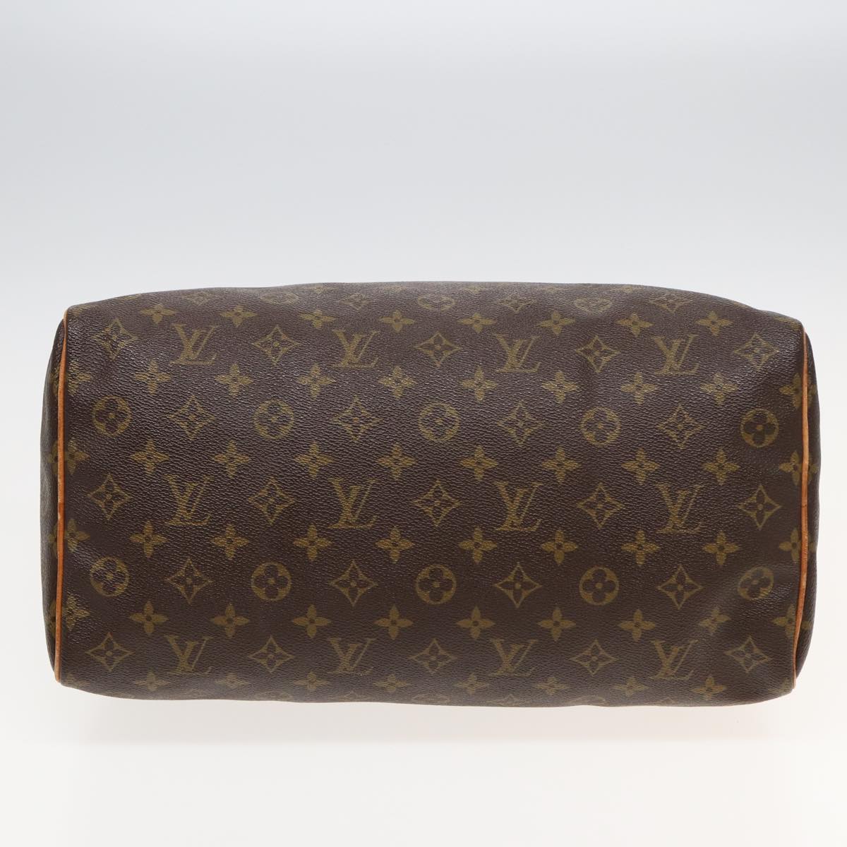 LOUIS VUITTON Monogram Speedy 35 Hand Bag M41524 LV Auth 82548