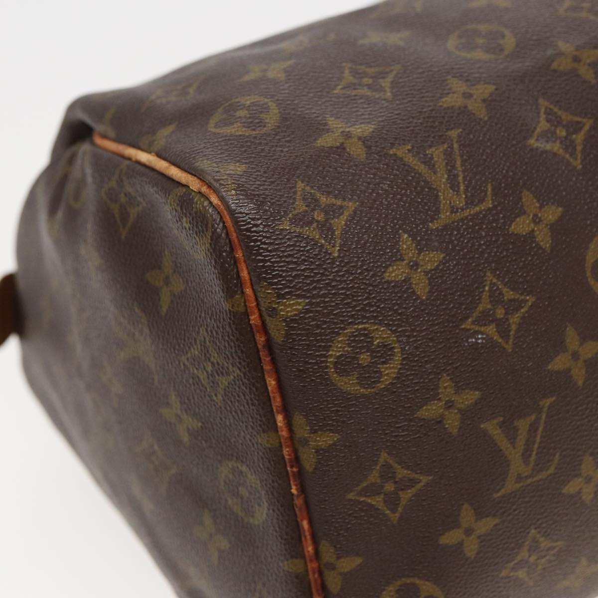 LOUIS VUITTON Monogram Speedy 35 Hand Bag M41524 LV Auth 82549