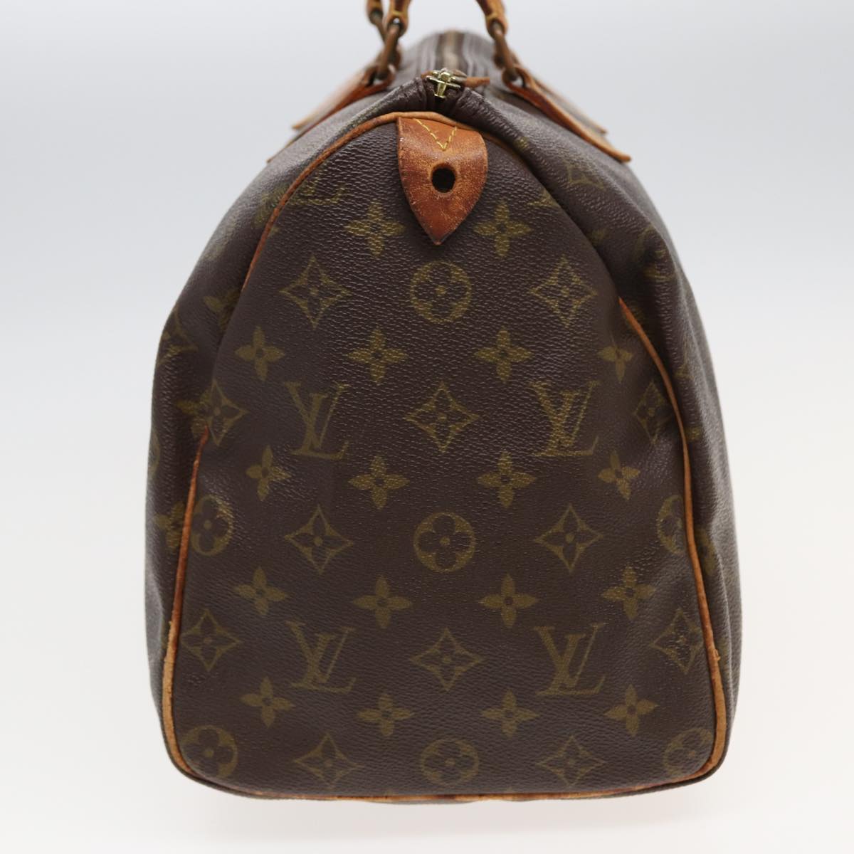 LOUIS VUITTON Monogram Speedy 35 Hand Bag M41524 LV Auth 82549