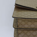 CELINE Macadam Canvas Hand Bag Beige Auth 82559-9