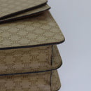 CELINE Macadam Canvas Hand Bag Beige Auth 82559-14