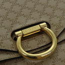 CELINE Macadam Canvas Hand Bag Beige Auth 82559-17