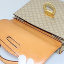 CELINE Macadam Canvas Hand Bag Beige Auth 82559-18