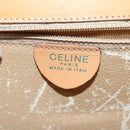 CELINE Macadam Canvas Hand Bag Beige Auth 82559-19