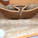CELINE Macadam Canvas Hand Bag Beige Auth 82559-22
