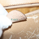 CELINE Macadam Canvas Hand Bag Beige Auth 82559-12