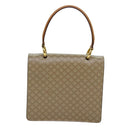 CELINE Macadam Canvas Hand Bag Beige Auth 82559-2