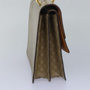 CELINE Macadam Canvas Hand Bag Beige Auth 82559-3