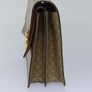 CELINE Macadam Canvas Hand Bag Beige Auth 82559-4