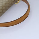 CELINE Macadam Canvas Hand Bag Beige Auth 82559-7